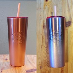 *Limited* Starbucks Glitter Gradient Rose Cold Cup